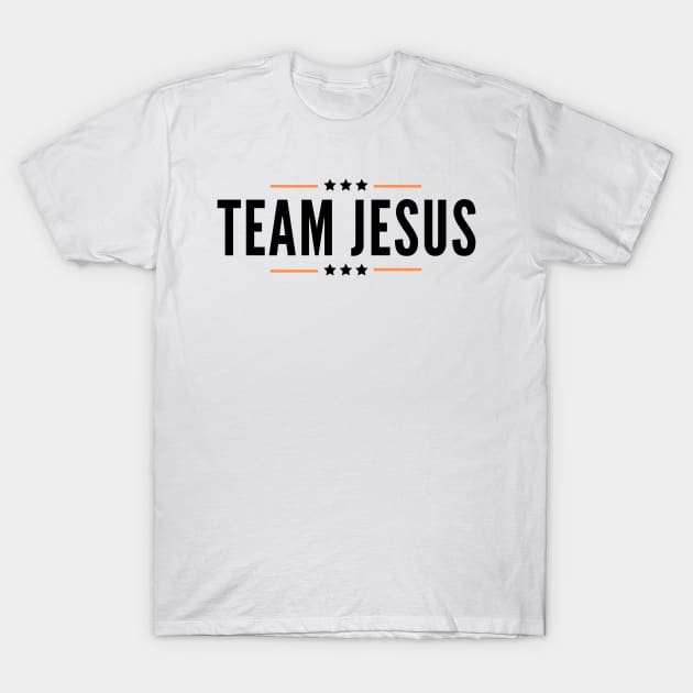 Team Jesus | Jesus Lovers And Believers Design T-Shirt by Happy - Design